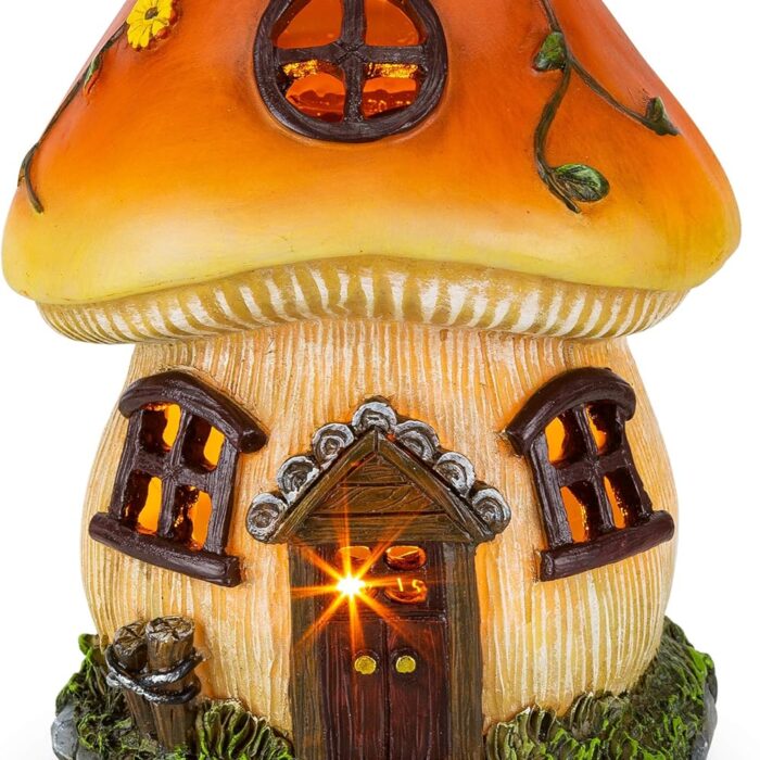 Mushroom Fairy House Whimsical Lighting Fixture