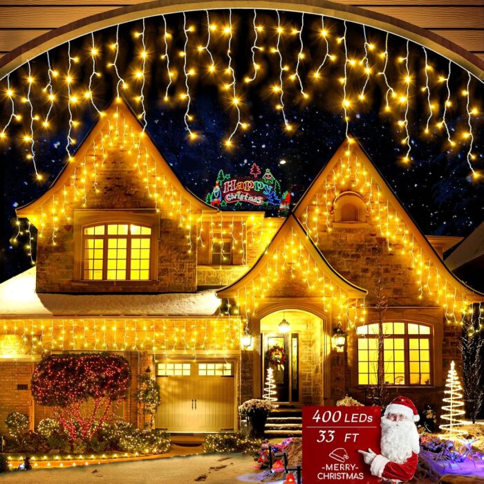 Outdoor Twinkle Lights Vibrant Decorative Display