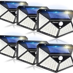 Solar Powered Waterproof Lights With Motion Detection